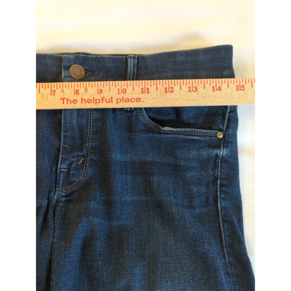 Mother The Looker Crop Jeans 29 Indigo Ink & Paper Easy Chic Boho Appeal - Picture 7 of 9